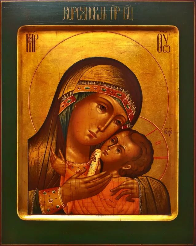 Корсунская Богородица. Рукописная икона 