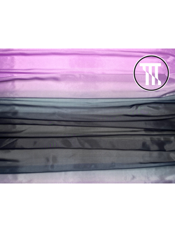Перлшифон градиент (прямой), цв. Лиловый + Черный