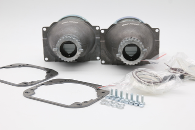 Комплект Koito Q5 D2 H4 с рамками для замены штатных ксеноновых линз автомобиля Nissan Murano Z51 (2009 - н. в. )