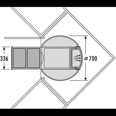 Встраиваемая система 40л Rondo-Comfort Hailo