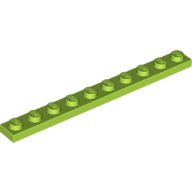 Plate 1 x 10, Lime (4477 / 6381913)