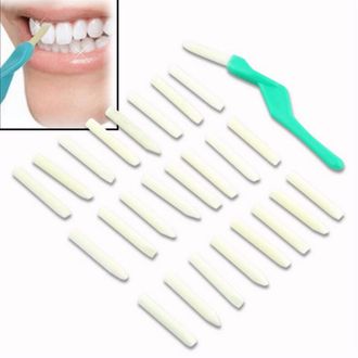 Набор ластиков для чистки зубов, 25 шт.