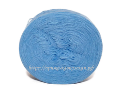 Рассказовская пряжа акрил   цвет  голубой