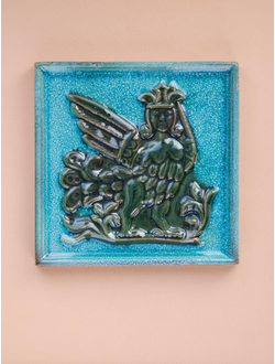 Изразцовая плитка "Славянские тени" // 16,5*16,5