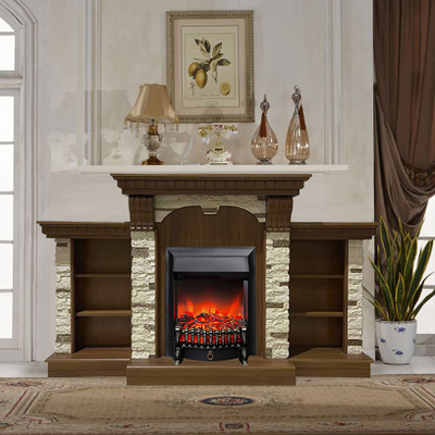 камин электрический Дублин с тумбами