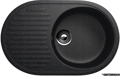 Мойка из искусственного камня Ulgran U-107 (730х455 мм)