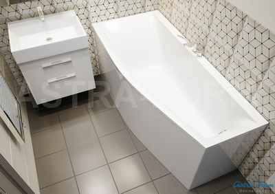 Astra-Form Ванна Скат левосторонняя 170/75 см белая