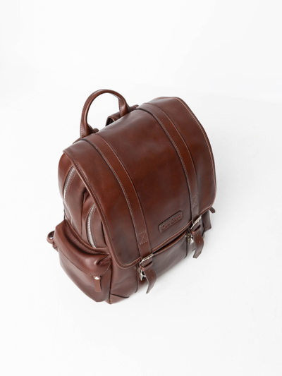 Кожаный рюкзак Montalbano Premium brown (арт. 3097-53)