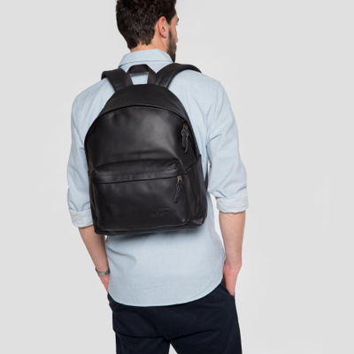 Рюкзак Eastpak Padded Pak'r Black Leather