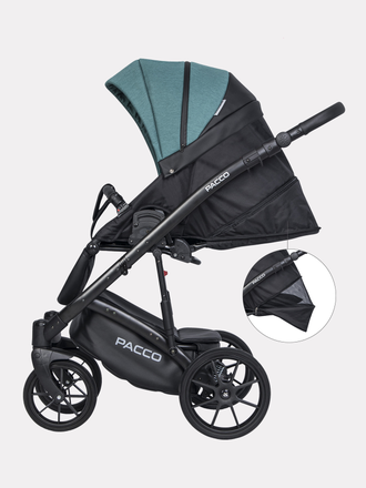 Коляска 2в1 Riko Basic Pacco 03 Lagoon