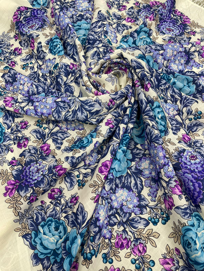 Павловопосадский платок Царский дворик 2021-1