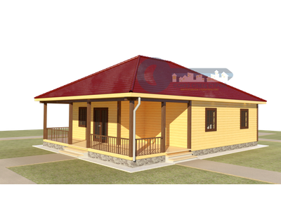 ДЖ-12 ГАБАРИТНЫЕ РАЗМЕРЫ: (9Х12М) 1 ЭТАЖ, ОБЩАЯ ПЛОЩАДЬ: 108М²