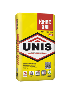 Клей плиточный Юнис (Unis) 21 (25 кг)