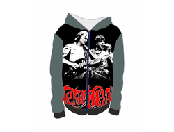 Толстовка 3D с полной запечаткой Сектор Газа, Юрий Хой №1