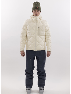 Ultralight Down Hood Jacket (Almond milk)  второй слой
