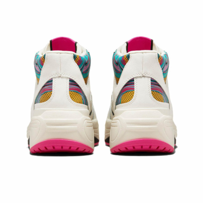 оригинальные кроссовки купить в мск Converse Weapon Cx 90S Marbled белые высокие с розовым A00437C