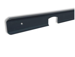 УГЛОВАЯ планка для столешниц 38мм с завалом R9мм Черная