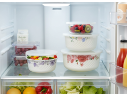 Набор салатников с крышкой