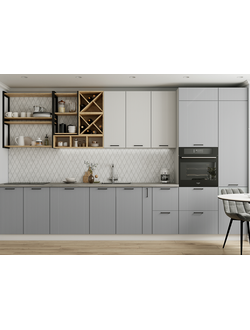 Кухня "Фенис" К4 (3д айс/маус)