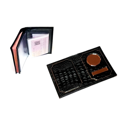 Автодокументы + паспорт. Кайман. Цвет: Чёрный