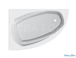 Astra-Form ванна Тиора левосторонняя 155/105 см белая