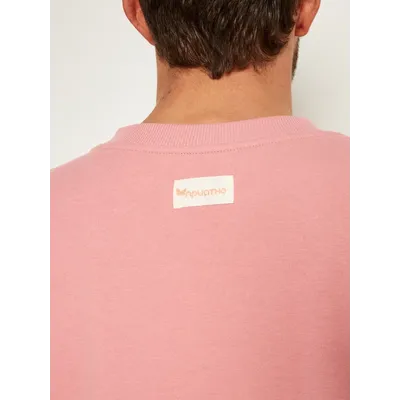 МУЖСКОЙ СВИТШОТ РОЗОВЫЙ "ЦВЕТОЧНЫЕ КЕДЫ"