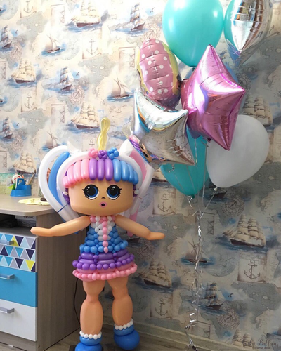 Фигура из шаров "Кукла"