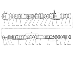 Цилиндр телескопический Т2-100/45 ЕВ 687 4157.3.00.00