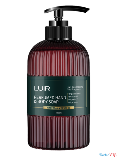 Luir Парфюмированное мыло для рук и тела Ambroxan &amp; Muscone, 0,40 л