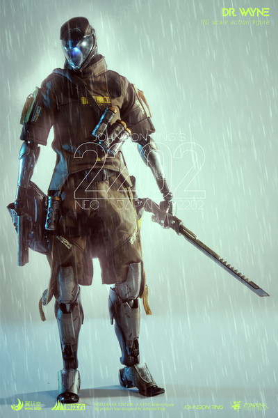 ПРЕДЗАКАЗ - Робот Поллукс - КОЛЛЕКЦИОННАЯ ФИГУРКА 1/6 Johnson Ting NEO JAPAN 2202 Dr. Wayne Pollux with a special edition head (ZJNWB03) - Wing Toys x Zenpunk x YCF  ?ЦЕНА: 34600 РУБ.?