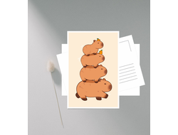 Открытка Капибара, Kapibara-san №6