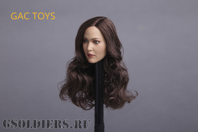 Дженнифер Лоуренс - Женская голова (скульпт)  1/6 female head sculpture in Europe and America, curly hair (GC003 B) - GACTOYS