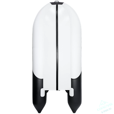 Лодка ПВХ Мастер Лодок Ривьера Компакт 3600СК "Комби" Св.Серый / Чёрный