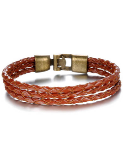 Мужской кожаный браслет «Lord Howe»