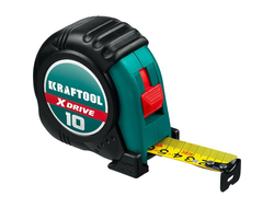 KRAFTOOL X-Drive, 10 м х 25 мм, рулетка (34122-10)