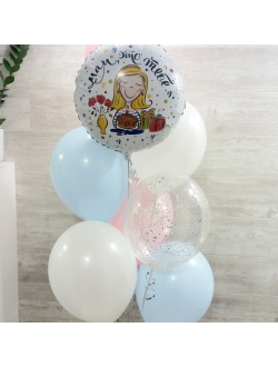 Фонтан из 8 шаров