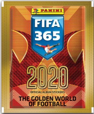 Наклейки &quot;Panini FIFA 365 2020 Панини ФИФА 365&quot; 2020 год (1 пакетик - 5 наклеек)