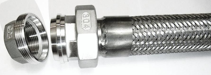 МРВД Металлорукав высокого давления с разъемными соединениями американка из нержавейки