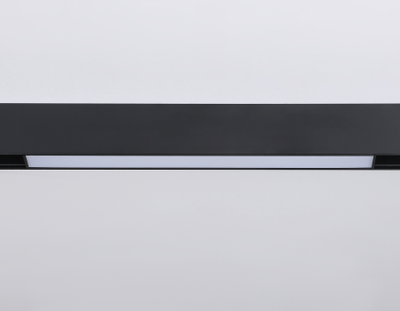 Светильник светодиодный трековый для шинопровода Magnetic GL 4004 BK черный IP20 12W 4200K 48V 300*22*45