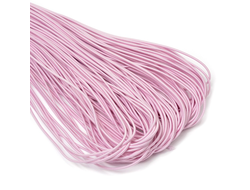 шнур эластичный (резинка) 2 мм, цвет розовый