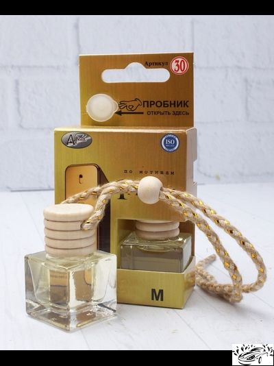 Ароматизатор в машину, парфюм для авто по мотивам 1 Million (мужской) 7 мл ДАВ