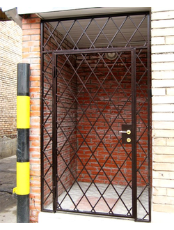 Дверь-решетка сварная Ромб (артикул-ДР01)