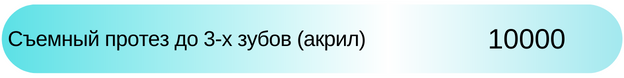 Съемный протез до 3-х зубов (акрил) цена