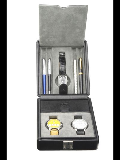 ШКАТУЛКА ДЛЯ ЧАСОВ, АВТОРУЧЕК И ЗАПОНОК DIPLOMAT SK-402(В)