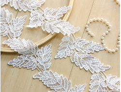 КРУЖЕВНАЯ ЛЕНТА, 9.3 СМ. АРТ. К-00032, 1 МЕТР. ЦВЕТ: Белый