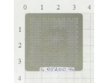 Трафарет BGA для реболлинга чипов компьютера NV G O5200 0.6 мм