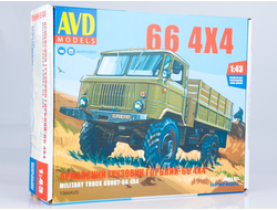 Сборная модель: (AVD Models 1384AVD) Армейский грузовик Горький-66 4х4