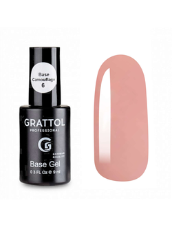 Grattol База для гель-лака Camouflage 6 ( 9 мл ) GTBC6