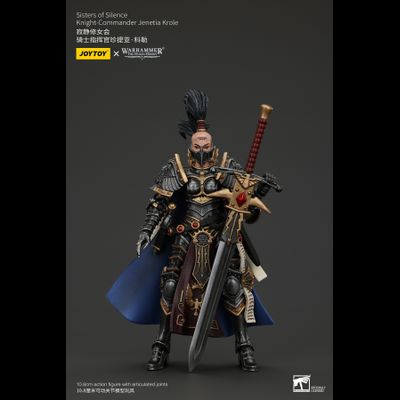 Дженеция Крол, рыцарь-командор Сестер Безмолвия (Warhammer Horus Heresy) - КОЛЛЕКЦИОННАЯ ФИГУРКА 1/18 Sisters of Silence Knight-Commander Jenetia Krole (JT00829) - JOYTOY