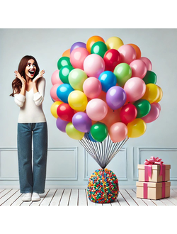 Фонтаны из шаров